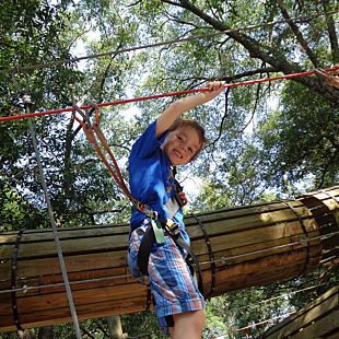 Kids Ziplining in Tallahassee