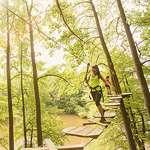 Treetop Adventure in Swope Park