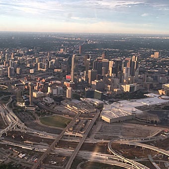 60-Minute Airplane Tour Over Dallas with BBQ Dinner for Two
