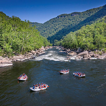Full-Day Lower New River Whitewater Rafting