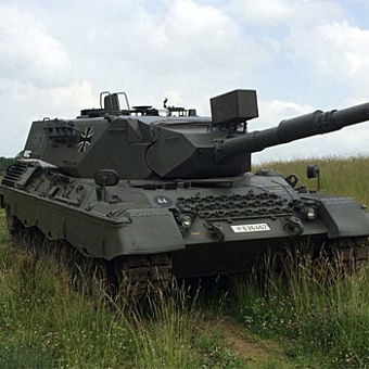 German Leopard Tank Ride Along