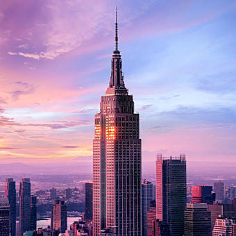 Sunset Admission to the Empire State Building with Dinner at Tacombi for Two