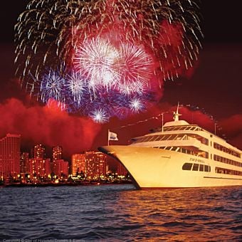 Friday Sunset Buffet Dinner Cruise and Fireworks Show