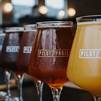 Guided Beer Tasting for Four at Pilot Project Brewing 