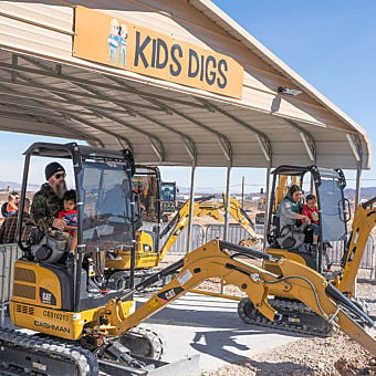 Kids Dig Excavator Experience