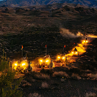 Sunset Mojave Desert ATV Adventure
