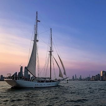 Romantic New York Sunset Sail and The Malt House Dinner for Two