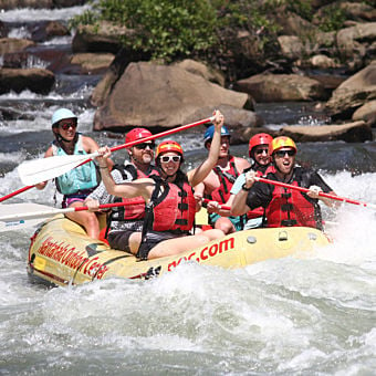 Whitewater Raft the Middle Ocoee
