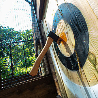 Outdoor Axe Throwing with Go Ape