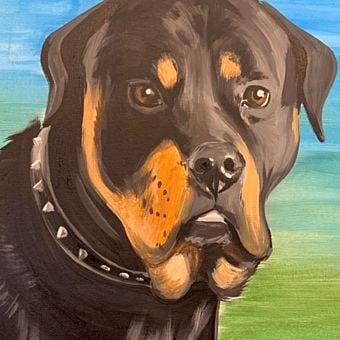 Paint Your Pet Art Class with Pipe & Palette