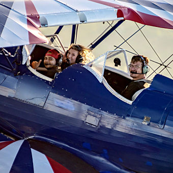 Biplane Rides Over Atlanta