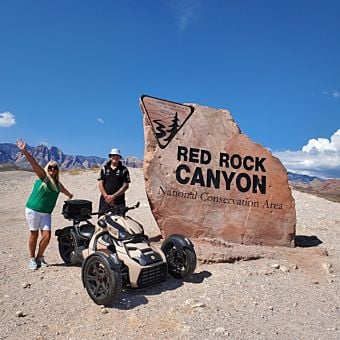Self-Guided Motorbike Tour of Red Rock Canyon