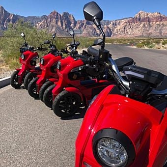 Scenic Electric Scooter Tour Through Red Rock Canyon
