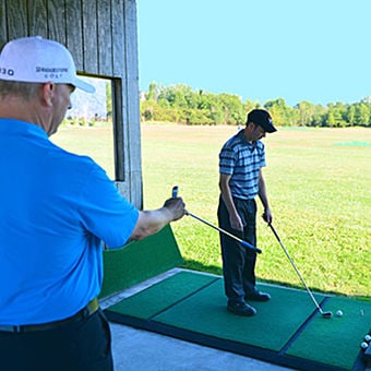 Golf Lesson with a PGA Pro - Rick Nielsen