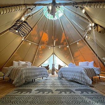 Romantic Overnight Glamping Experience for Two