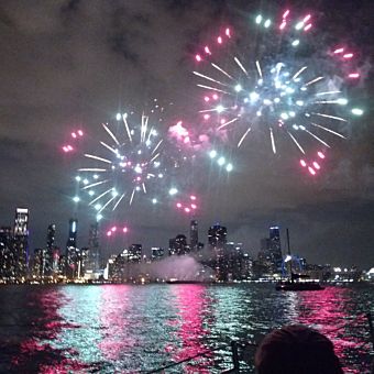 Private Fireworks Sail on 36' Sailboat