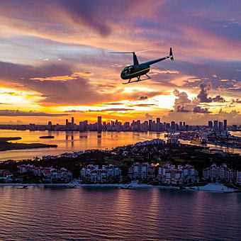 South Beach Sunset Helicopter Tour