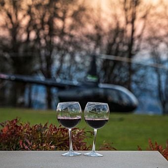 Domaine Serene Winery Tour and Scenic Helicopter Ride for Two