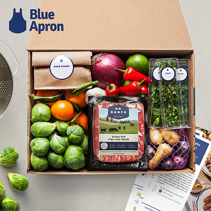 Blue Apron launches 1st meal kits made for meal prep