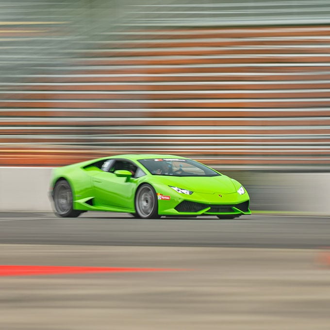 Race a Lamborghini in Indianapolis