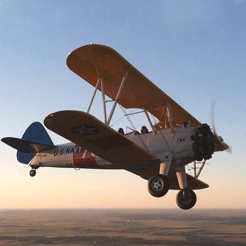 Fly in a Restored WWII Biplane