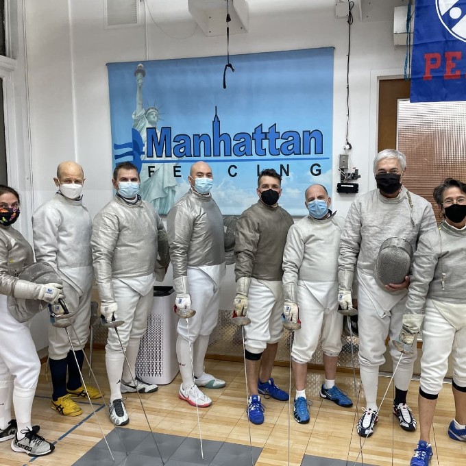 Group Photo of Fencers