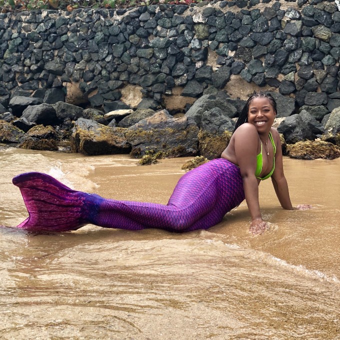 Mermaid on beach