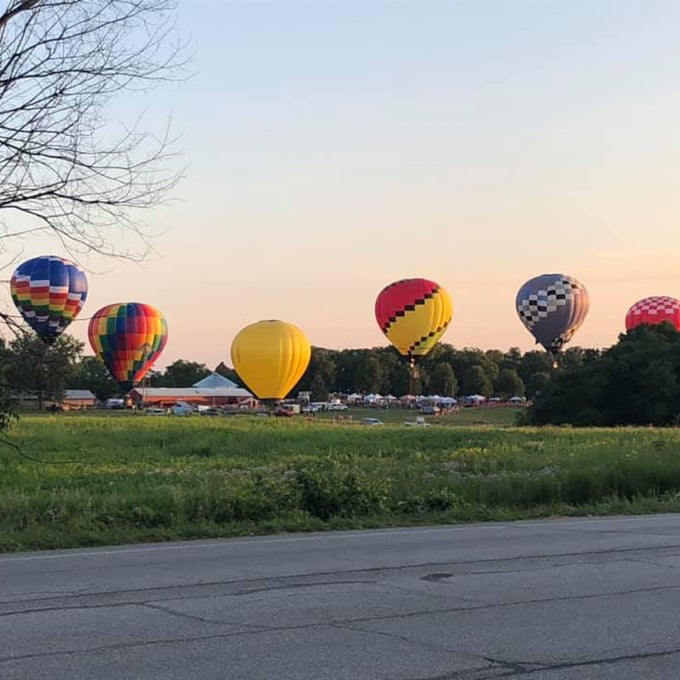 Romantic Hot Air Balloon Ride in Hamilton County, IN