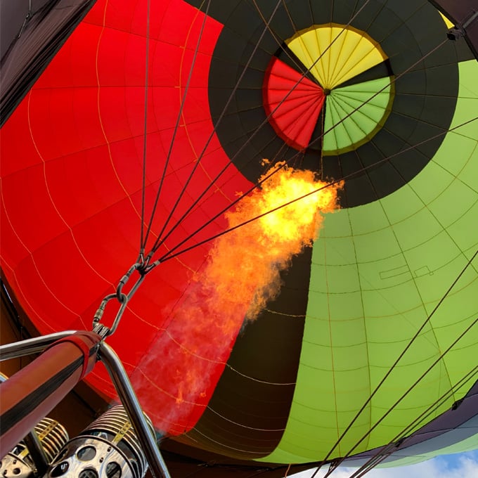 Shared Hot Air Balloon Ride in Hamilton County, IN