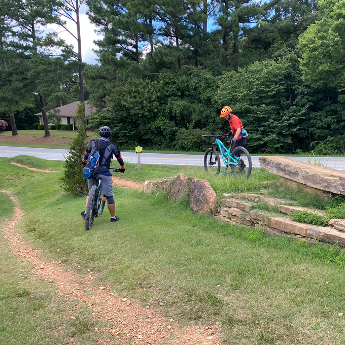 Mountain Bike Skills Lesson in Arkansas
