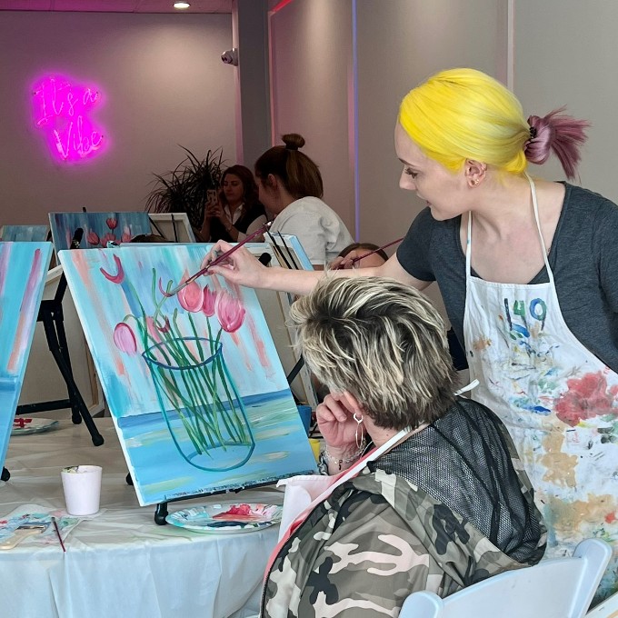 Paint and Sip Orange County - Mobile Painting Parties - Brushes 'n