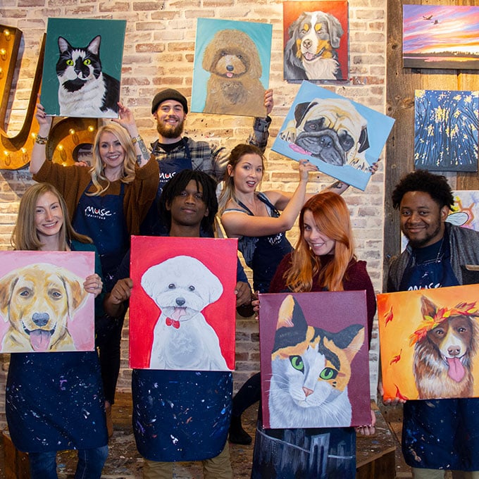 Paint and Sip in Dedham