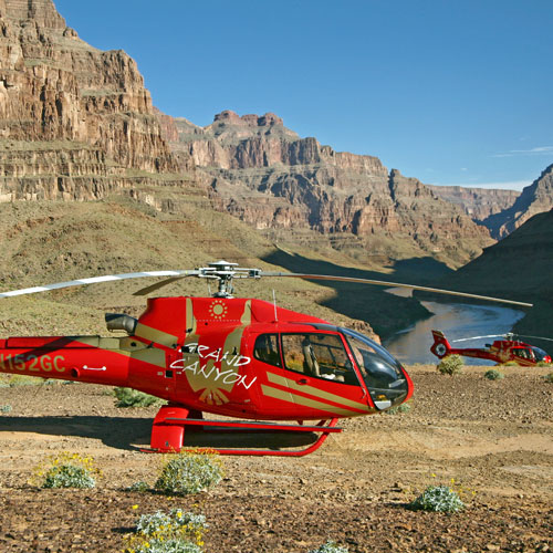 Helicopter Flight over the Grand Canyon