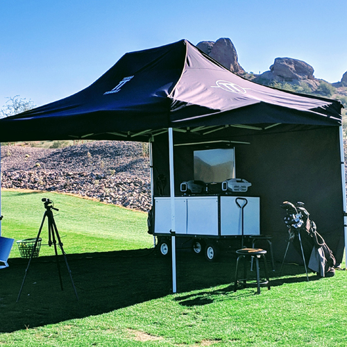 Set Up for Golf Lesson in Phoenix 
