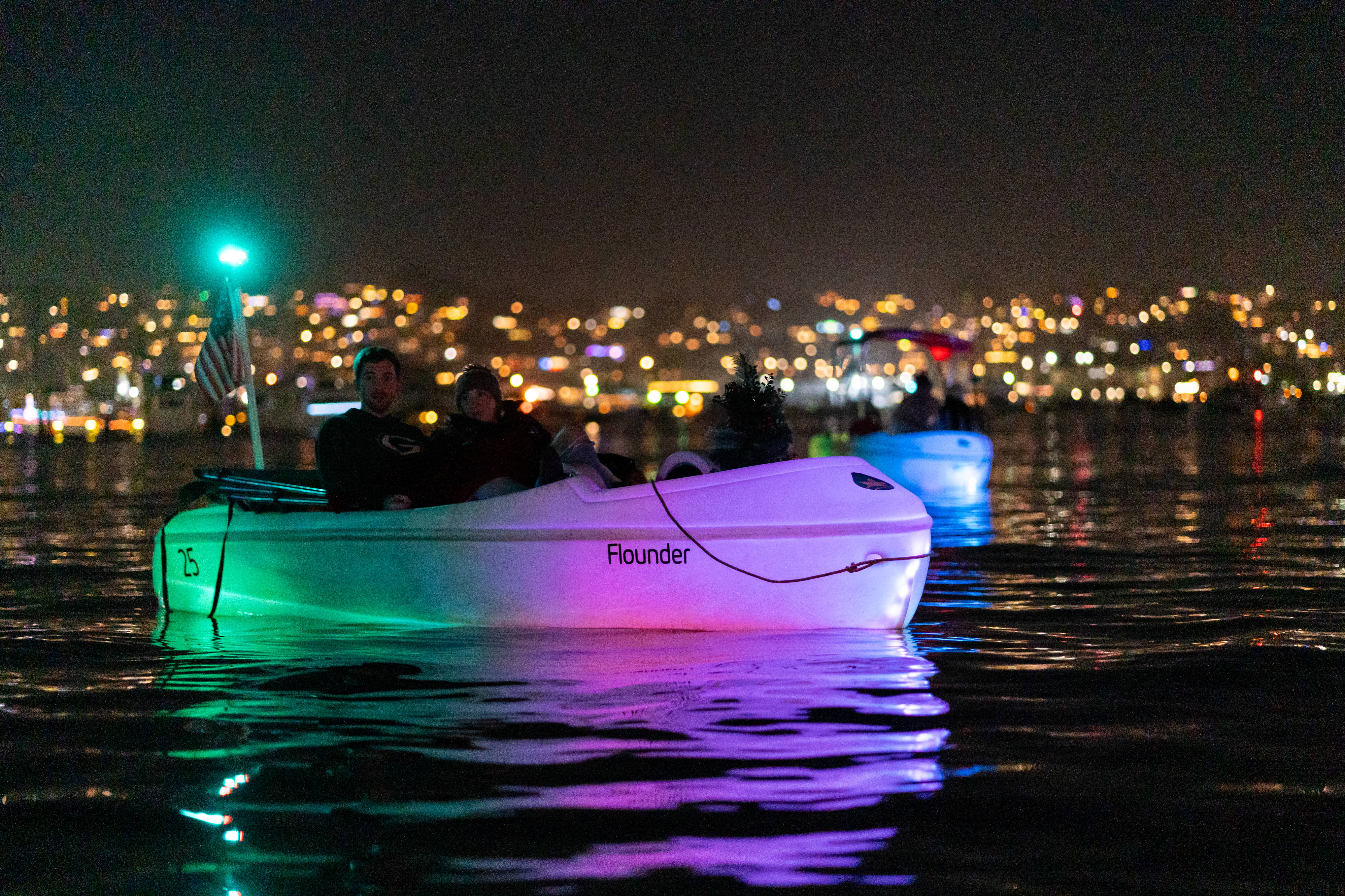 Electric Glow Boat Adventure