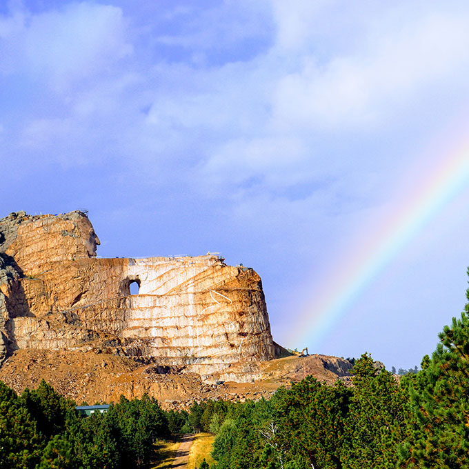 Rainbow at Crazy Horse