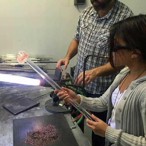 Private Glass Blowing Class for Couples 