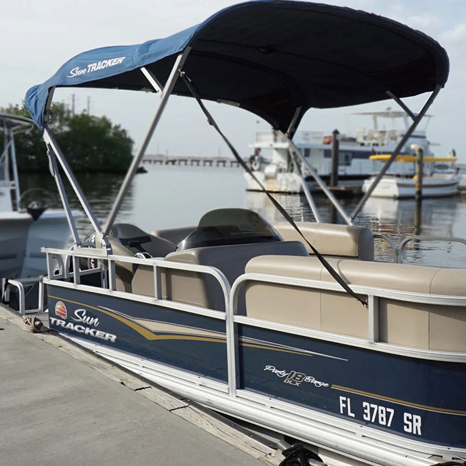 Punta Gorda 18' Pontoon Boat Rental Virgin Experience Gifts