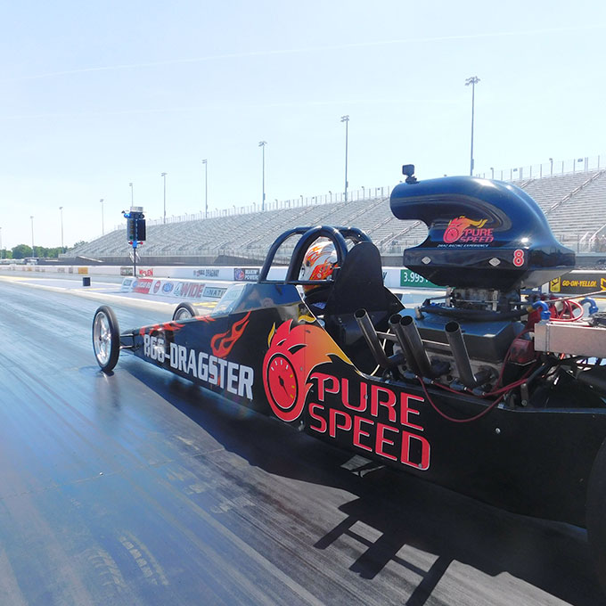 Drive a Dragster with Pure Speed Drag Racing Virgin Experience Gifts