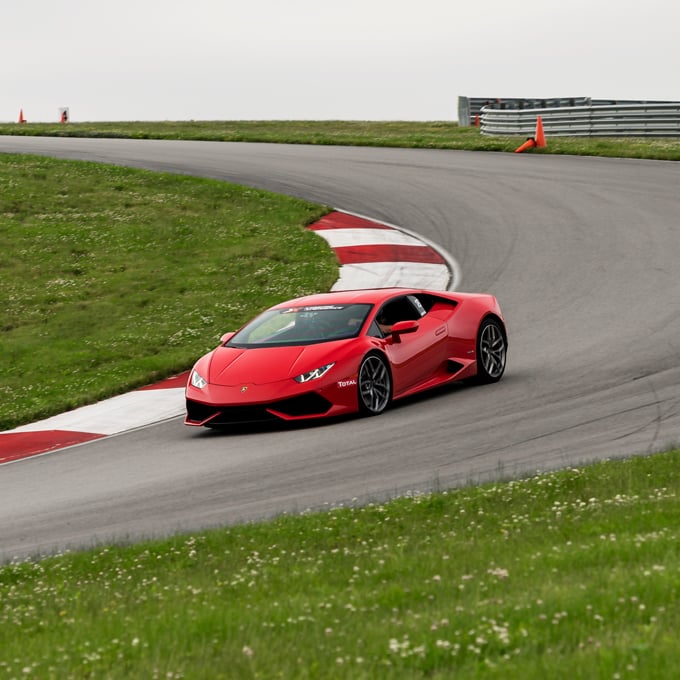 Race a Lamborghini at Raceway Park 