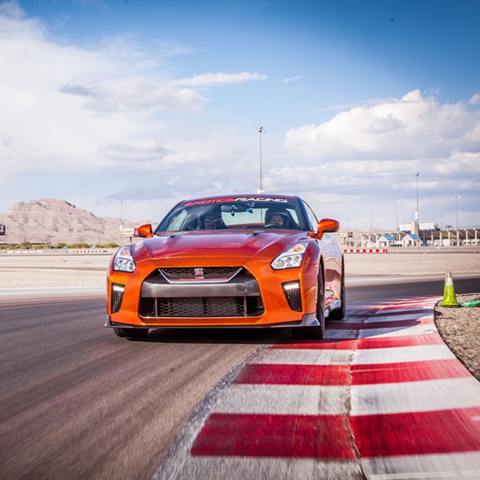 Race a Nissan GTR in Vegas