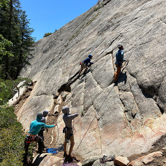 Group Guided Rock Climbing Tour