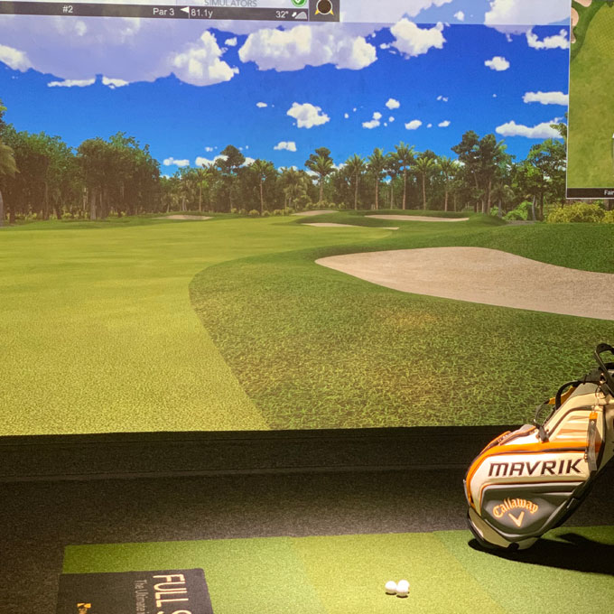 Swing Simulator Golf Lesson