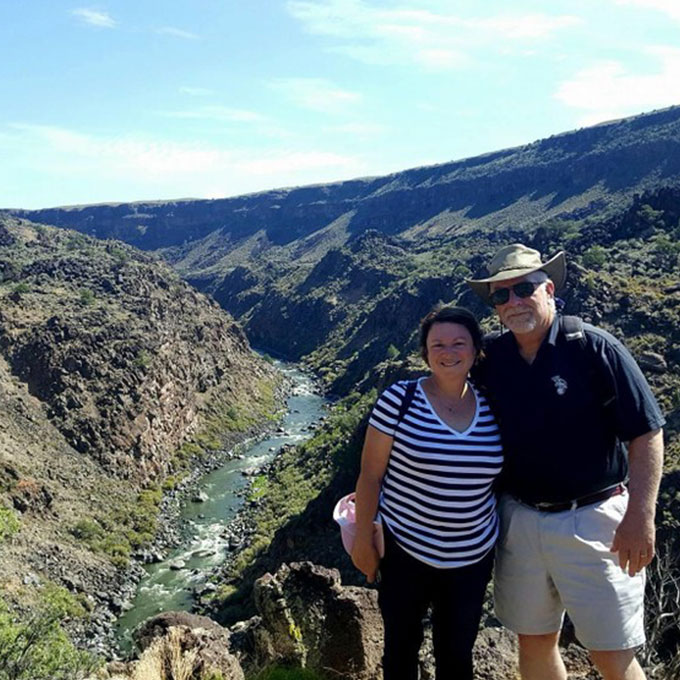 Couple on Taos Hike