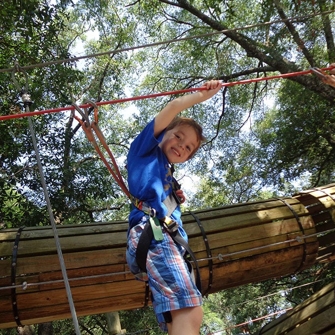 Ziplining in Tallahassee