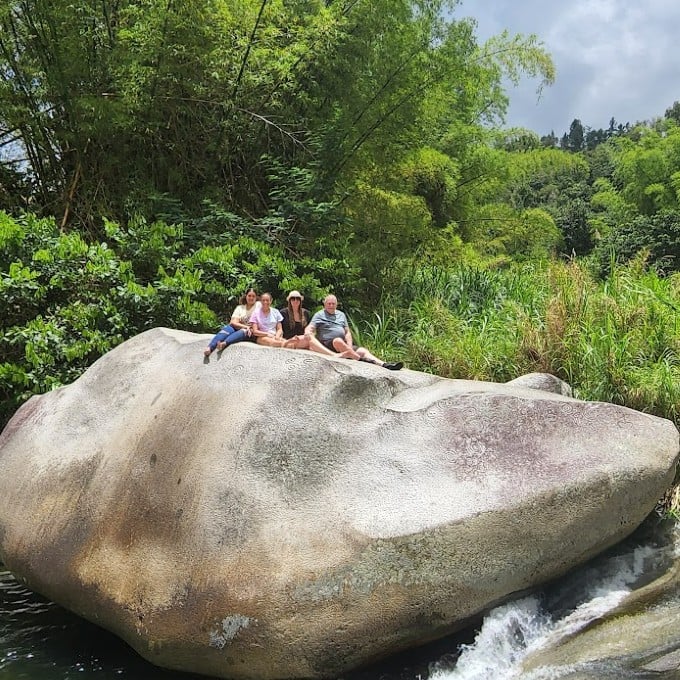 Group on Large Rock