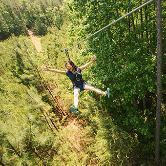 Zip Lining near Kansas City