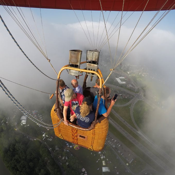 Views from Hot Air Balloon 