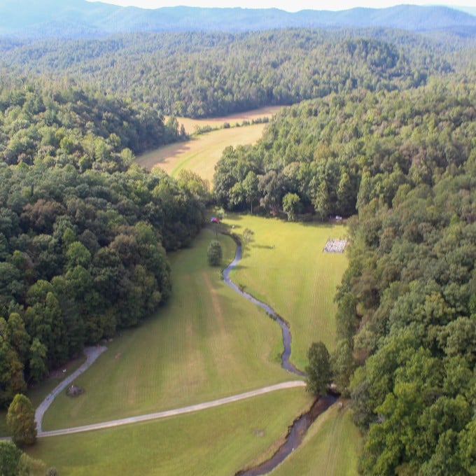 Aerial vista of Georgia 
