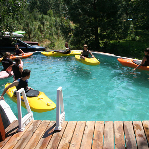 Kayaking Pool Lesson in Portland